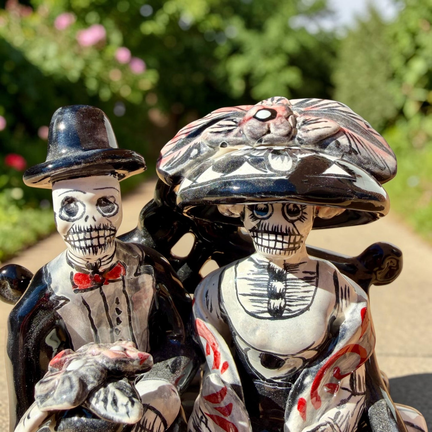 Catrina Couple on a Bench