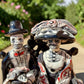 Catrina Couple on a Bench
