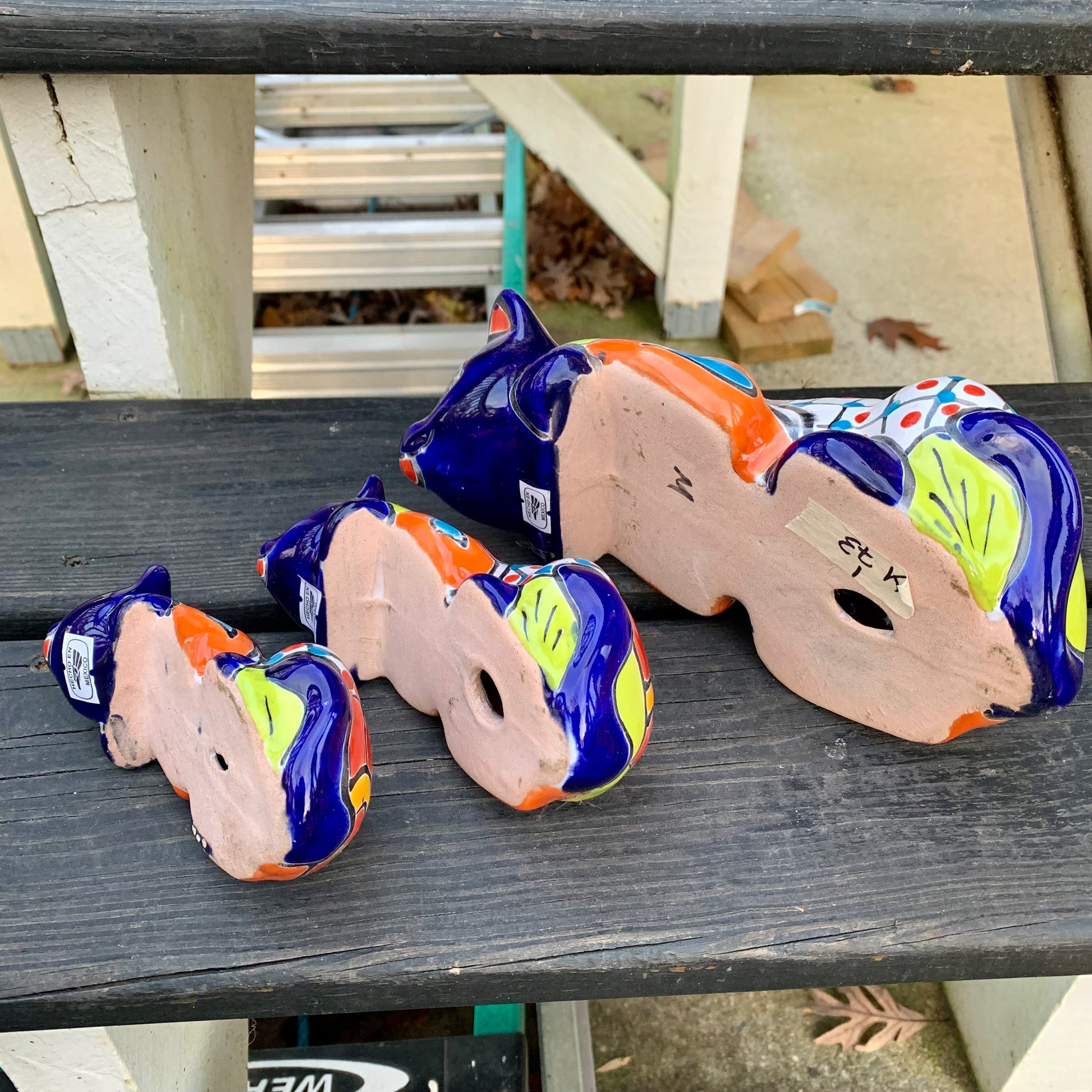 Talavera Peking kitty set bottom