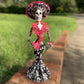 Paper Mache Catrina Skelton Doll G