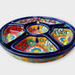Mexican Talavera sectional serving dish 