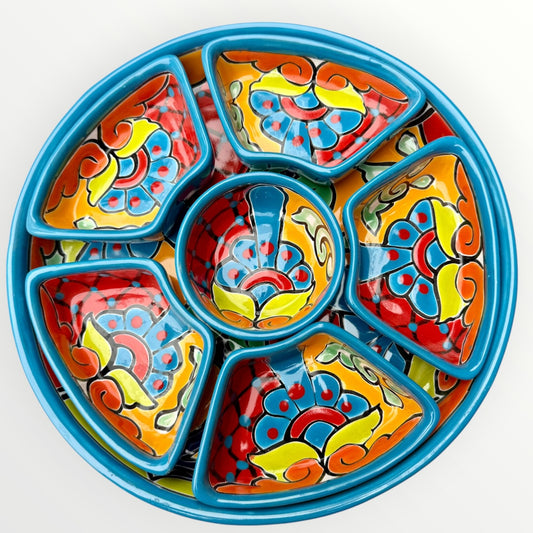Talavera Serving Dish Redondo