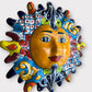 Mexican Talavera Sunface Wall Pottery left side