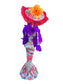 Paper Mache Mexican Catrina Doll  back