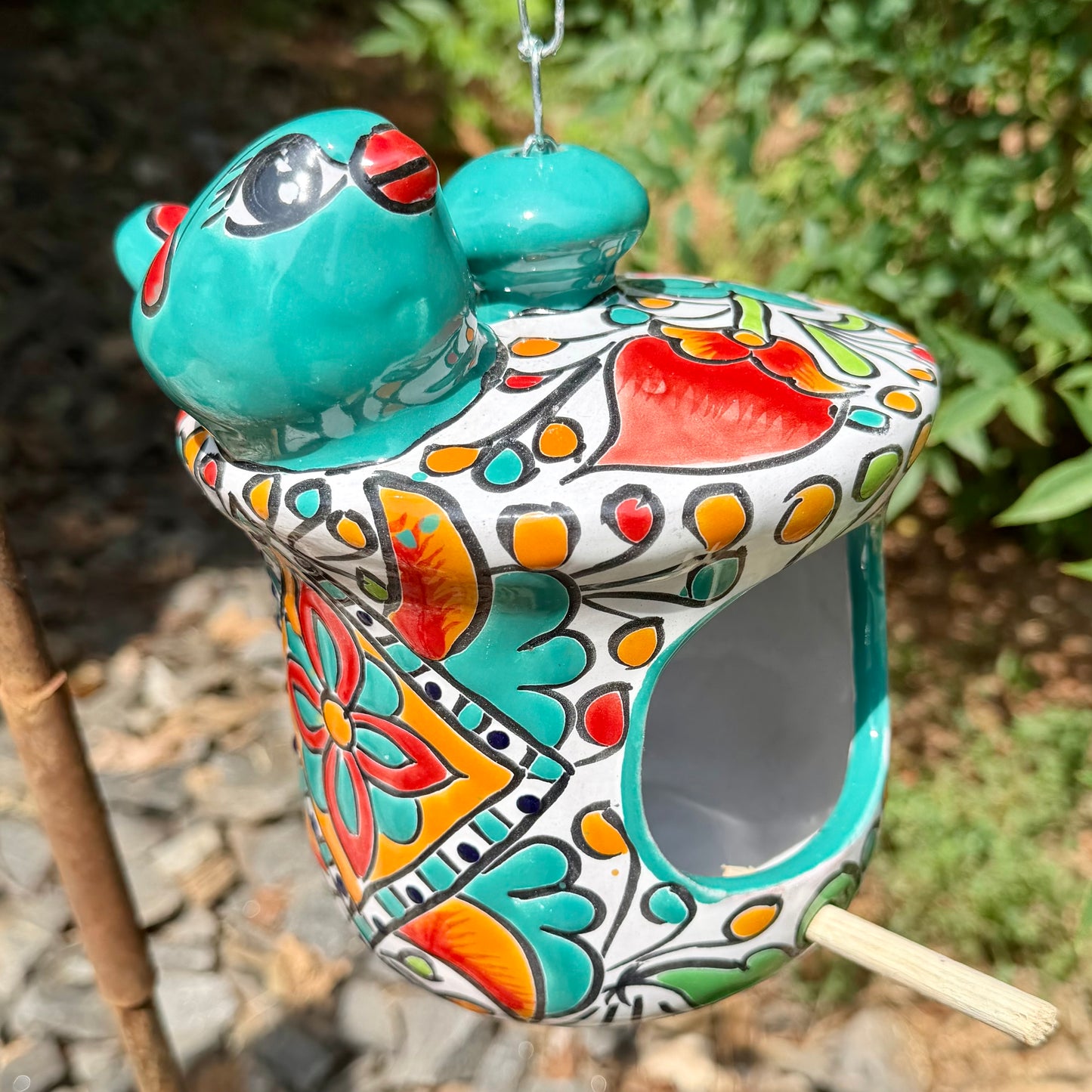 Talavera Pottery Bird House Cottage
