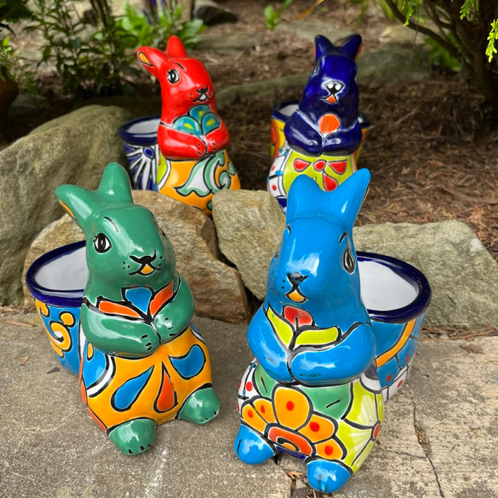 Mexican Talavera Animals, Frogs, Lizards | Garden Pottery | MexDecor