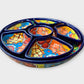 Mexican Talavera sectional serving dish 