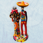 Mexican Rancho Catrina Couple on a Base