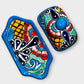 Talavera covered butter dish two pieces