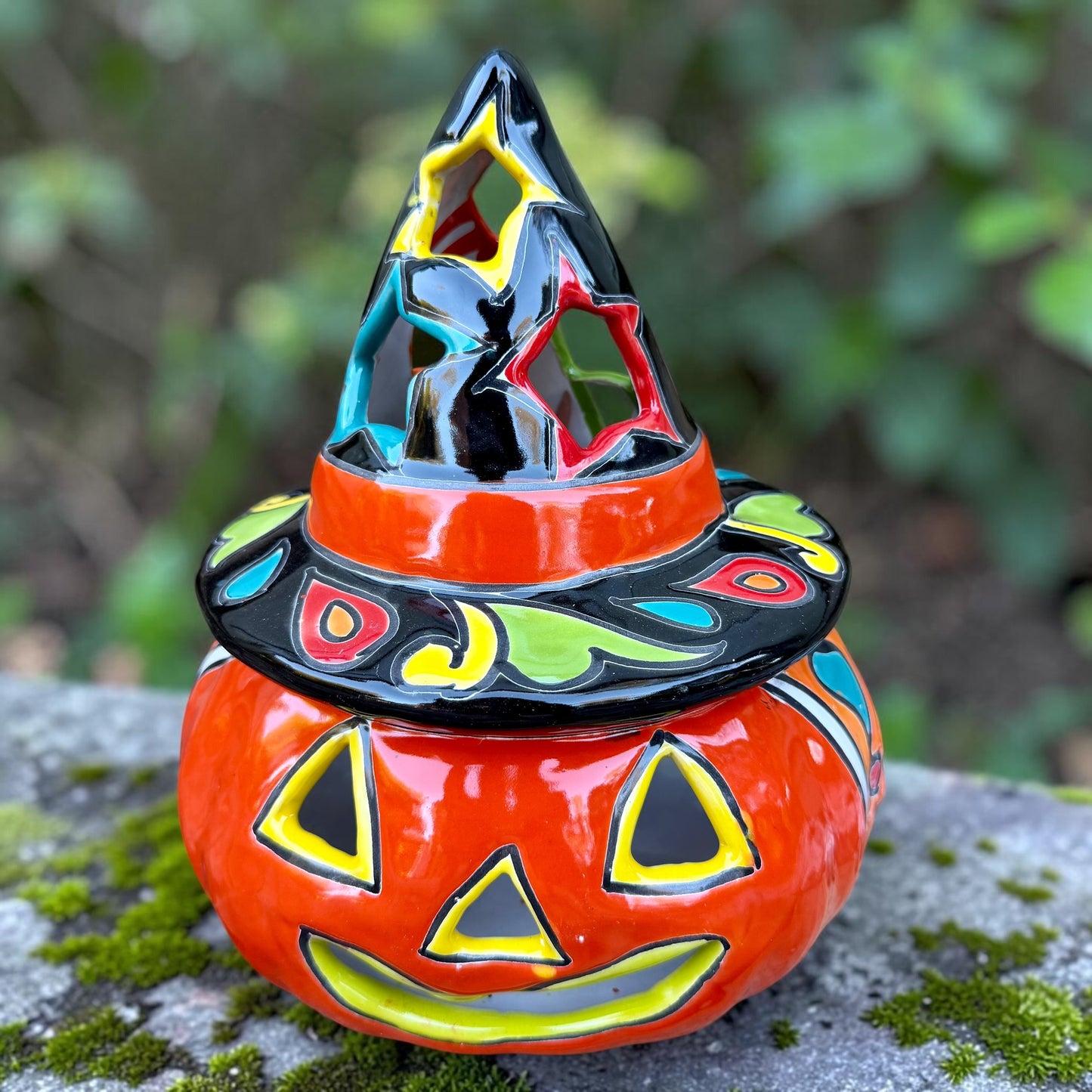 Talavera Witchy Pumpkin Chico