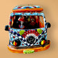 Catrina Skeltons cruising in a Volkswagen bus front