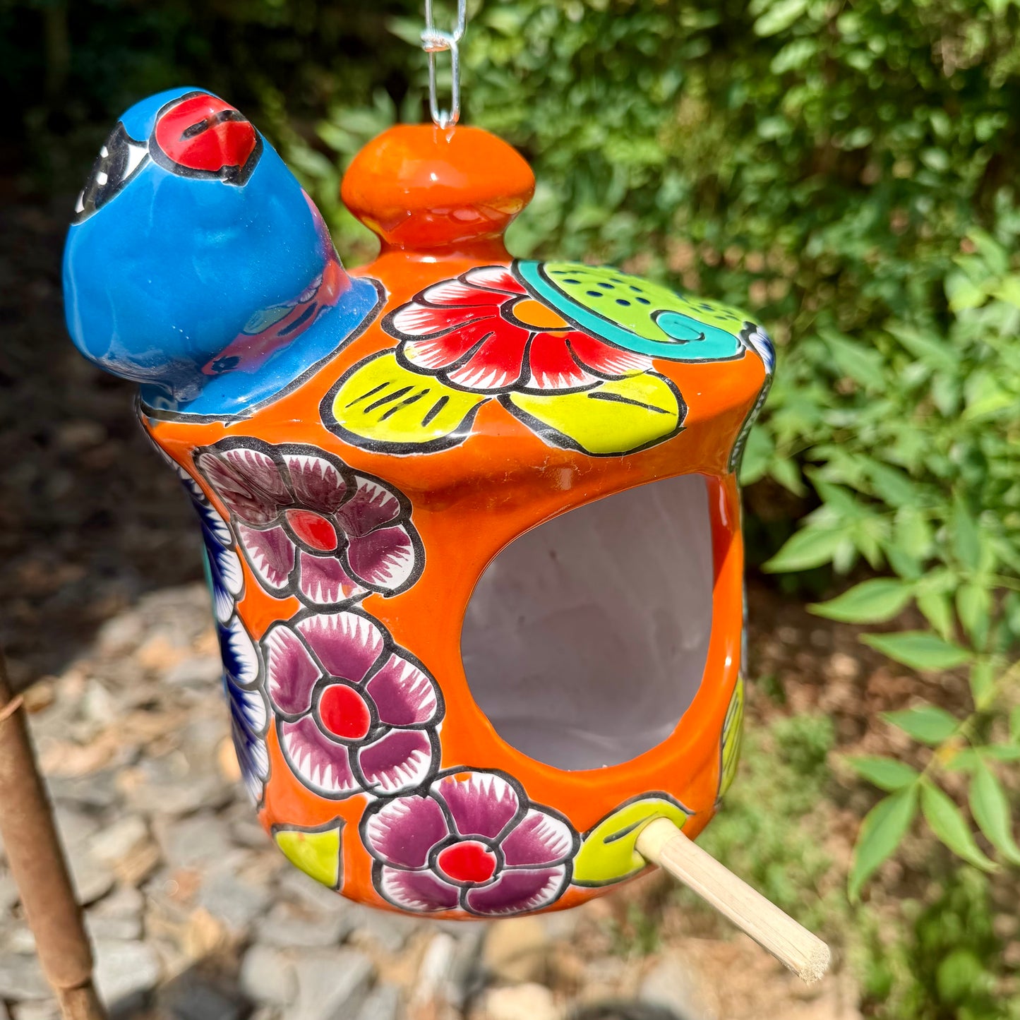 Talavera Pottery Bird House Cottage