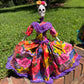 Big Dress Catrina Skeleton Doll