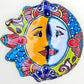 Mexica Talavera Sun and moon profile wall art Front #5