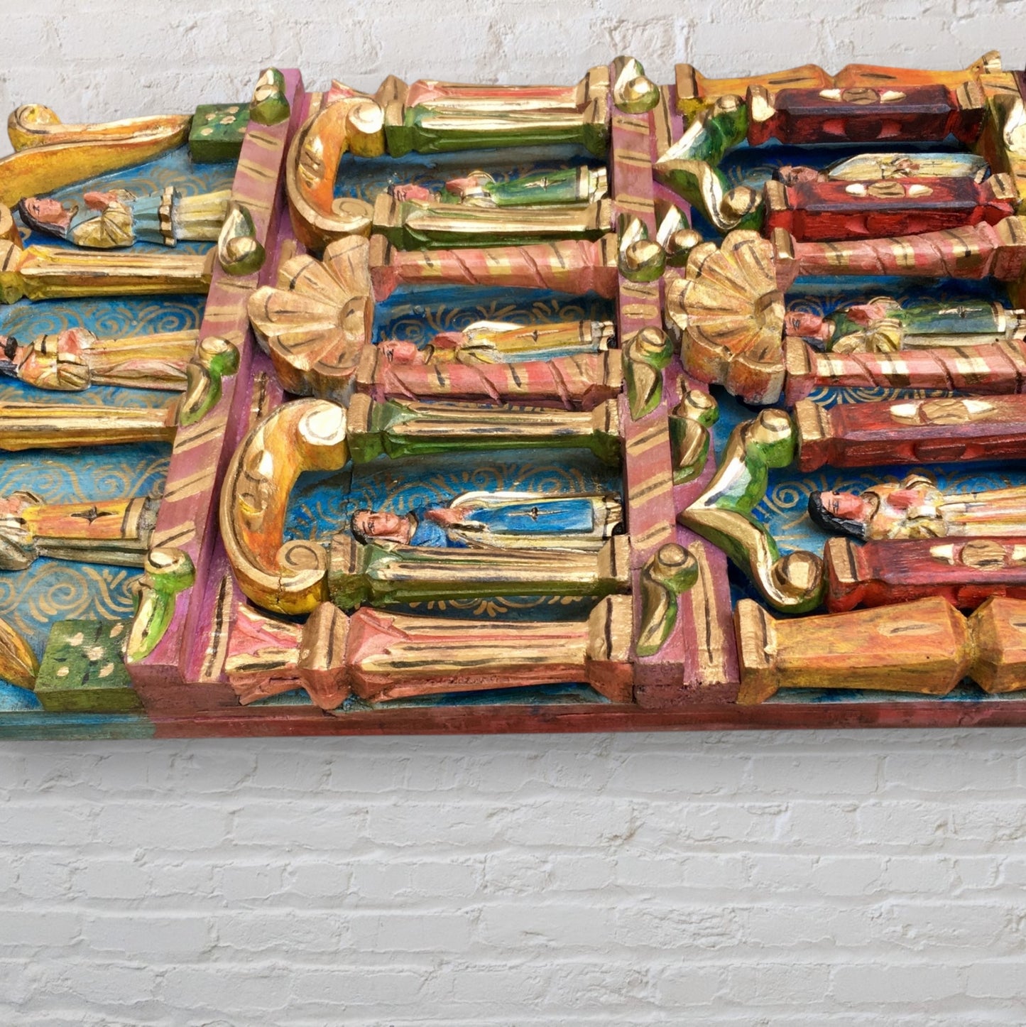 Mexican Retablo Saints Mediano