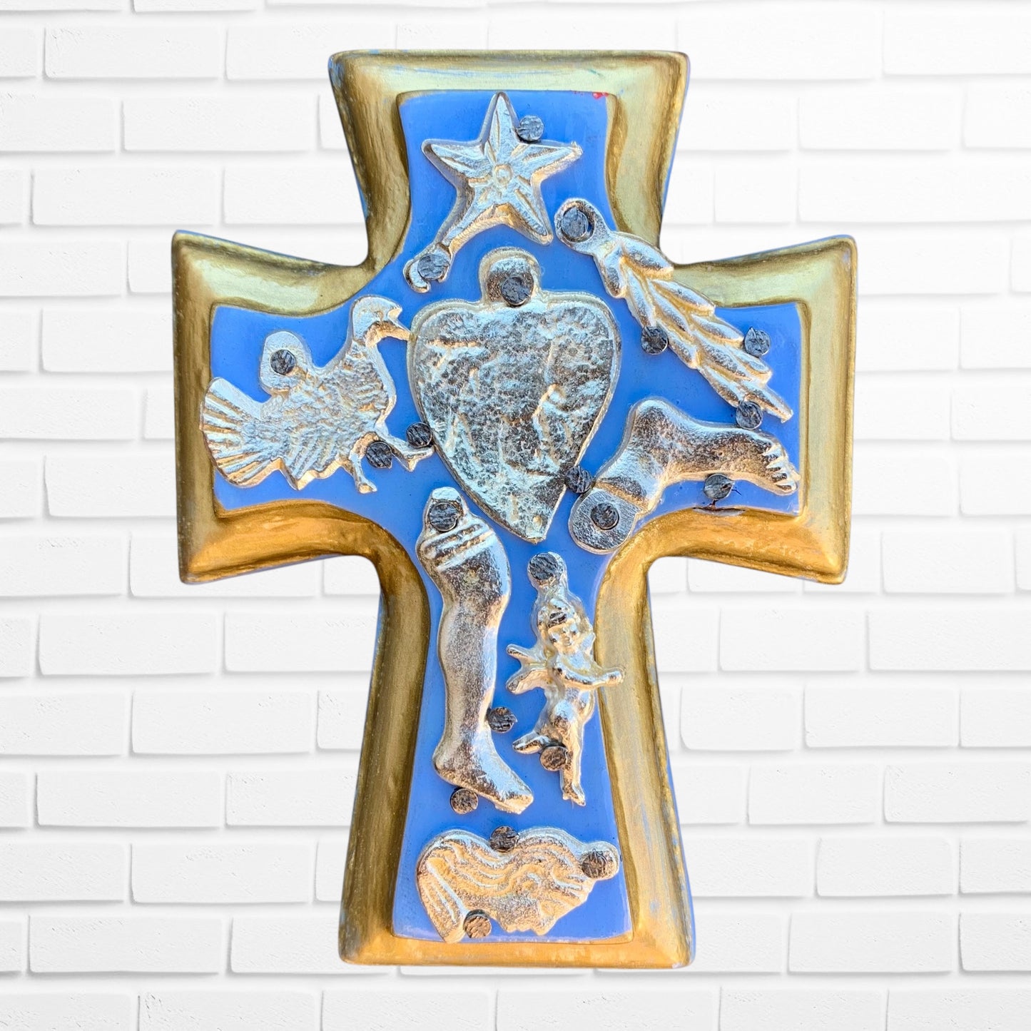 Milagros Wood Cross Mini