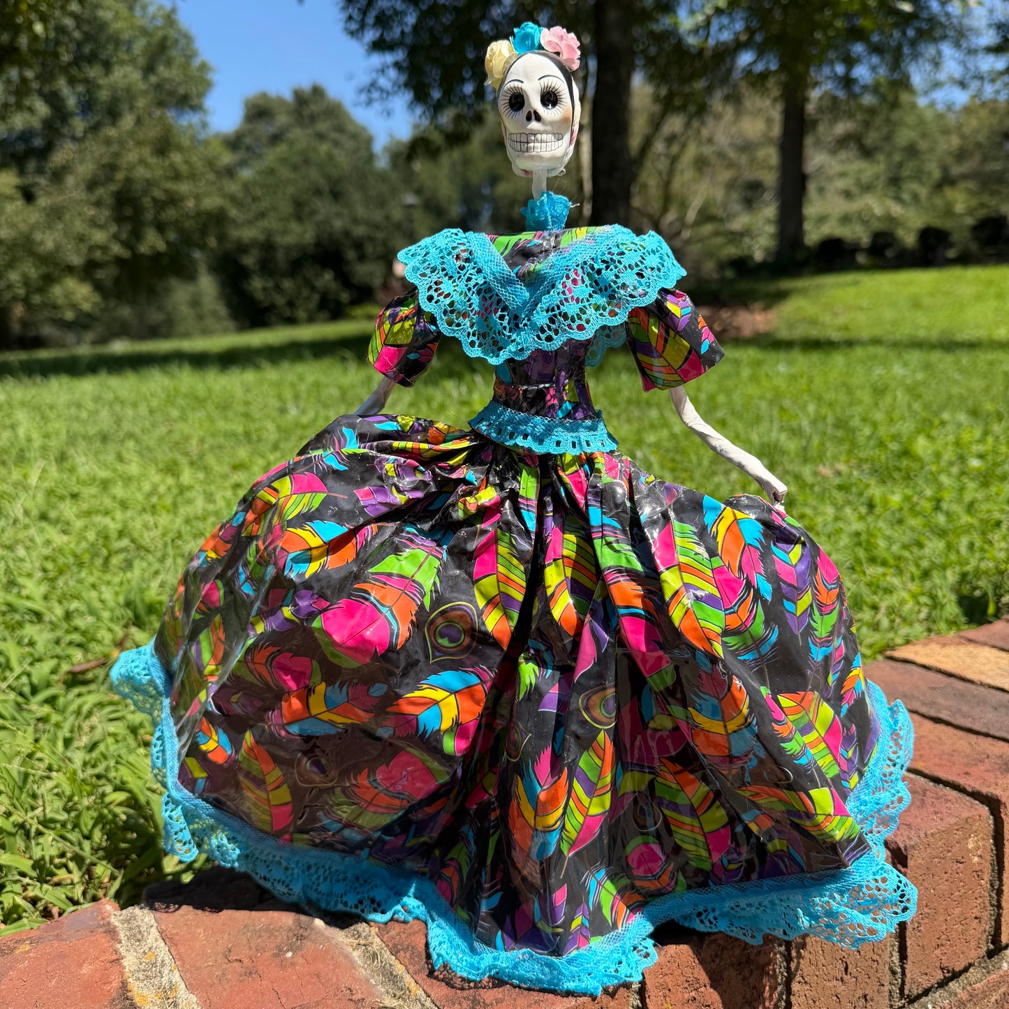 Big Dress Catrina Skeleton Doll