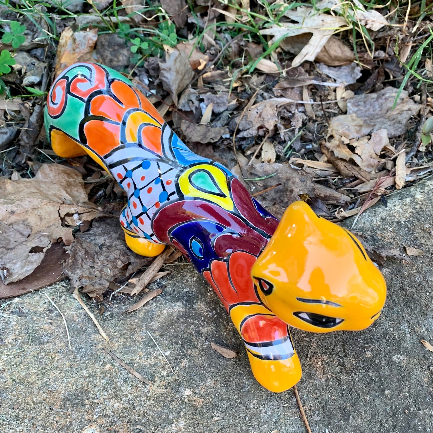 Talavera Pottery Squirrel side