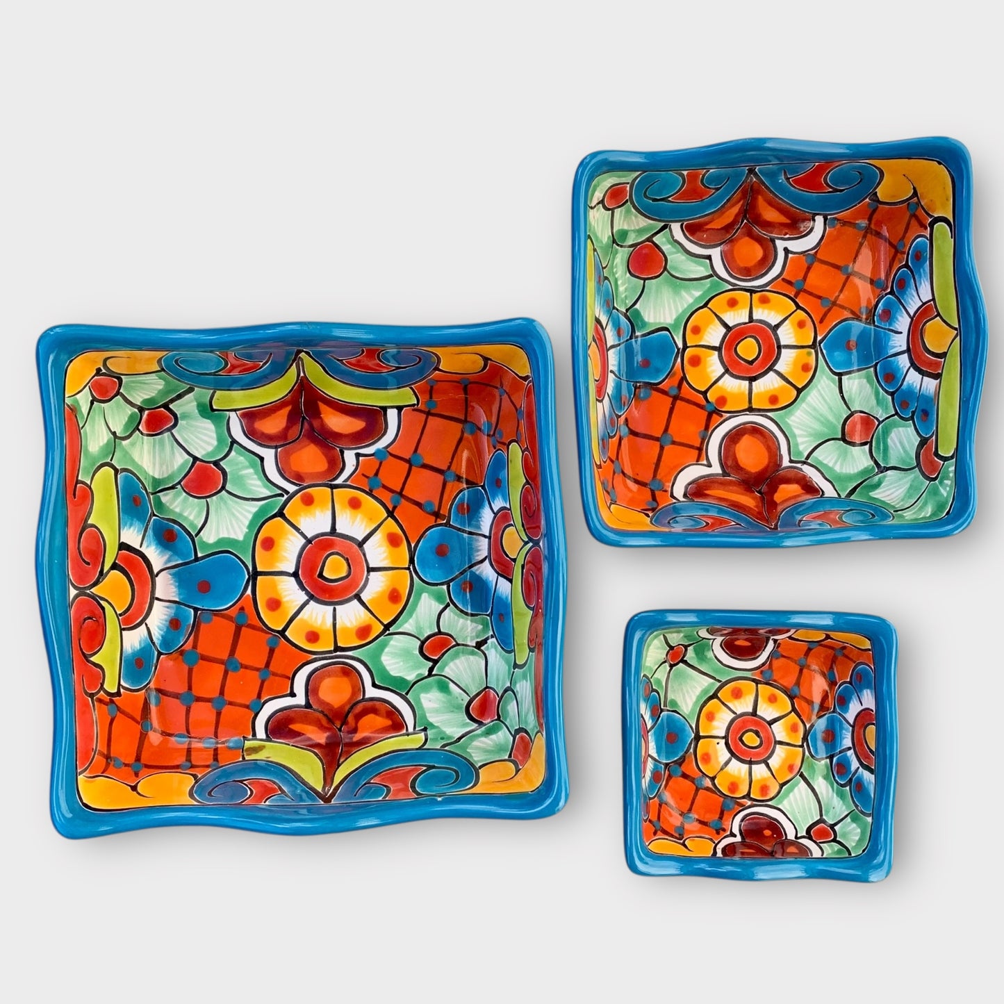 Talavera Nesting Bowl Set Square