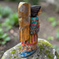Milagros Wood Guardian Angel Sculpture