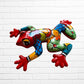 Mexican Talavera wall frog right side view