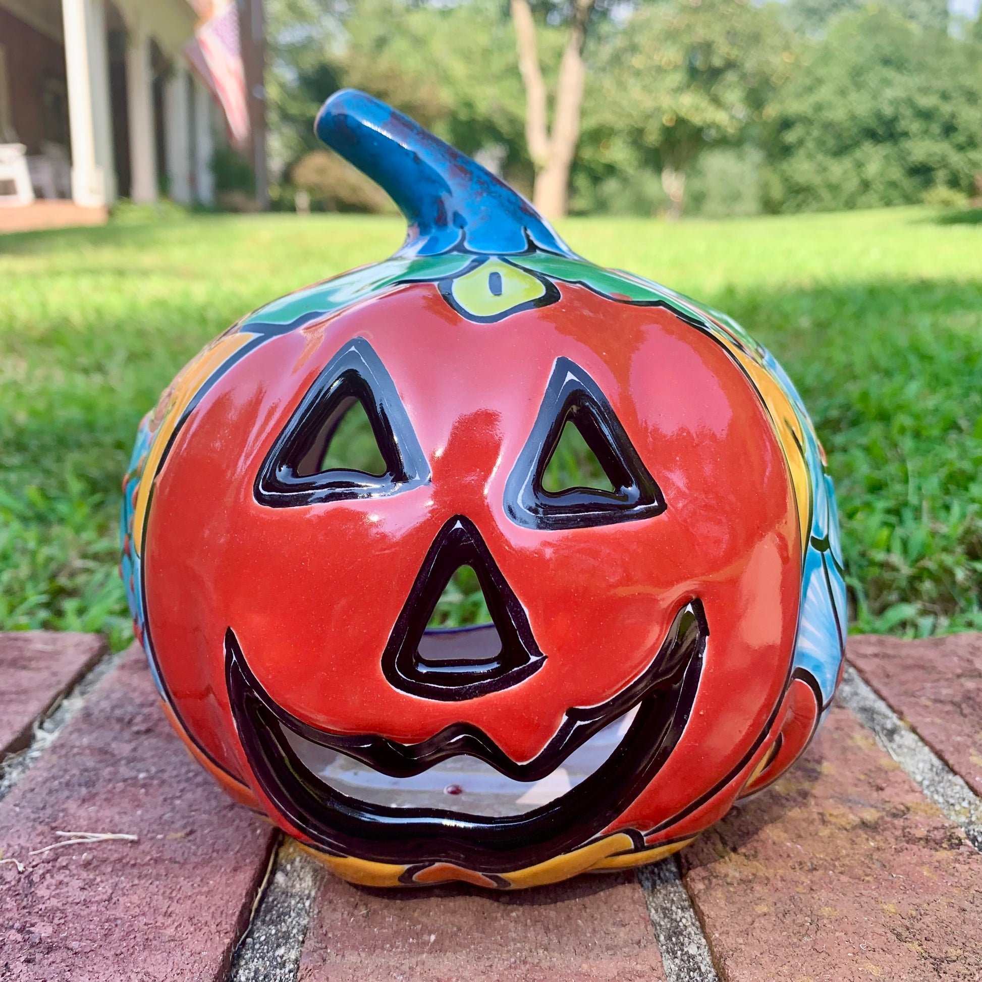 Talavera pumpkin calabaza JOL