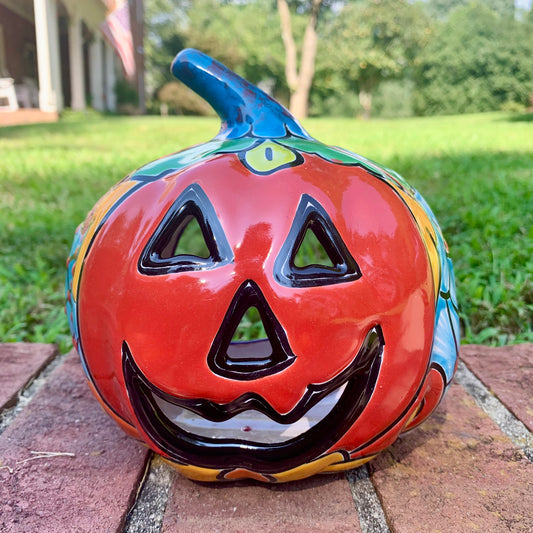 Talavera pumpkin calabaza JOL
