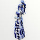 Frida and friends Catrina doll in blue and white Talavera Right side 