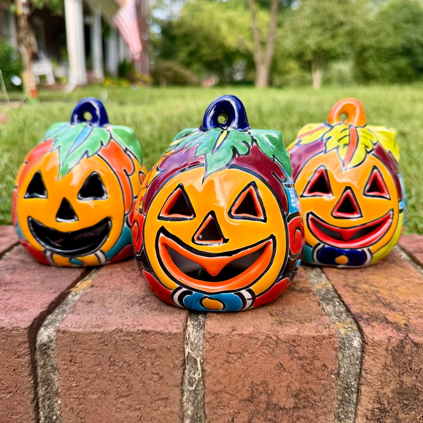 Talavera Pumpkin Set - Calabaza