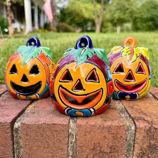 Talavera Pumpkin Set - Calabaza