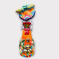 Mexican catrina lady selba skelton doll back view