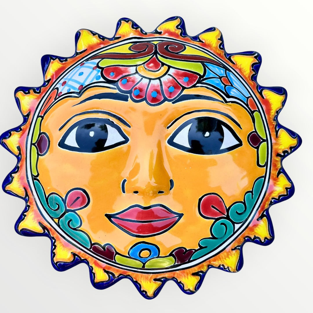Talavera big eye Sunface colorful 