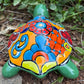 Mexican talavera turtle back view