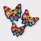 Mexican Talavera butterfly set front