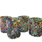 Hand Blown Confetti Drinking Glasses