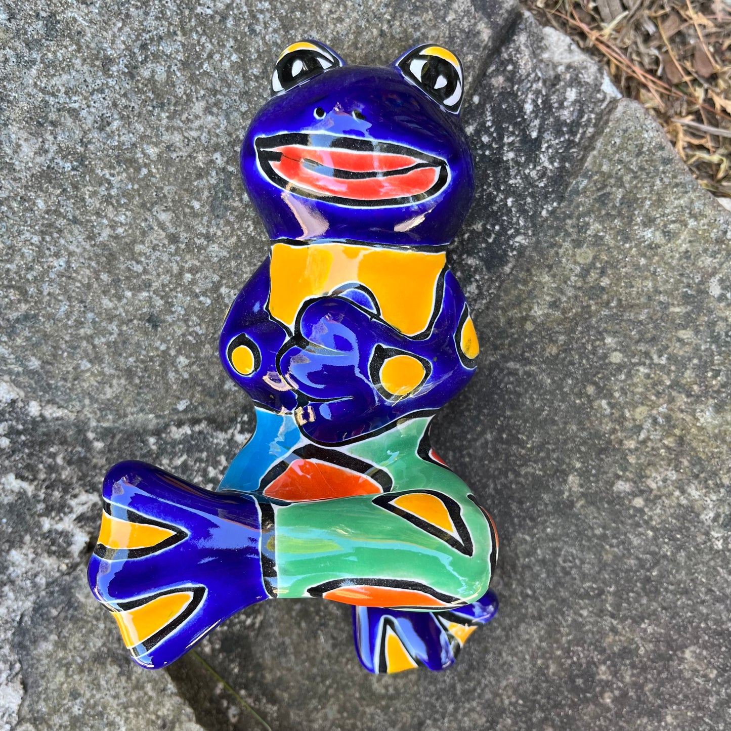 Talavera Pottery Silly Frog Set Chico S1
