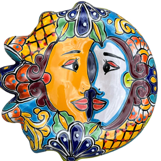 Mexican Talavera Sun and Moon Profile