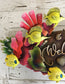Tropical Fish Welcome Sign - Colorful Beach and Lake Decor - MexDecor