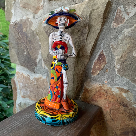 Hola Halloween Day Of The Dead Skeleton Doll – La Calavera Catrina, 16.75" Multicolor