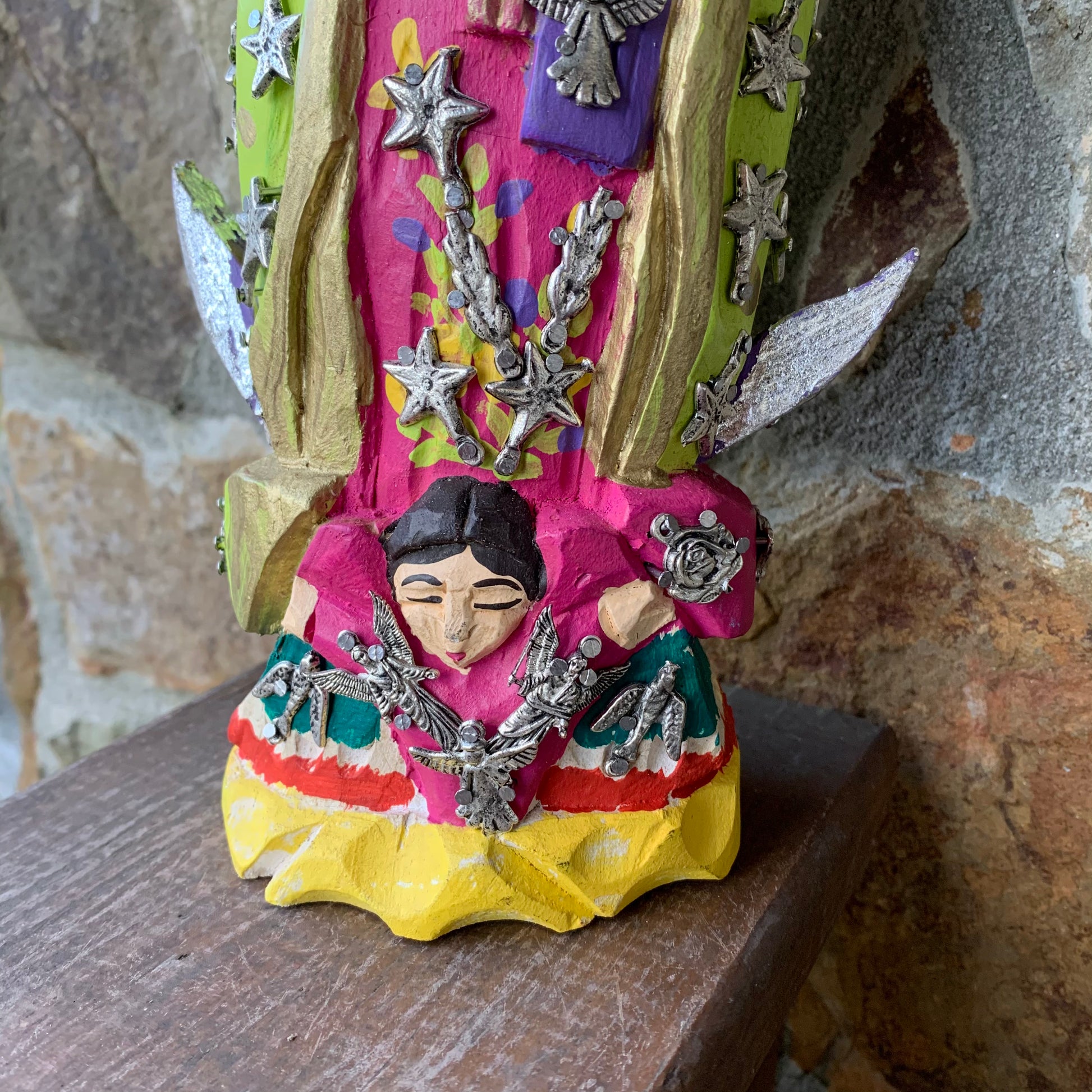 guadalupe child milagros folk art