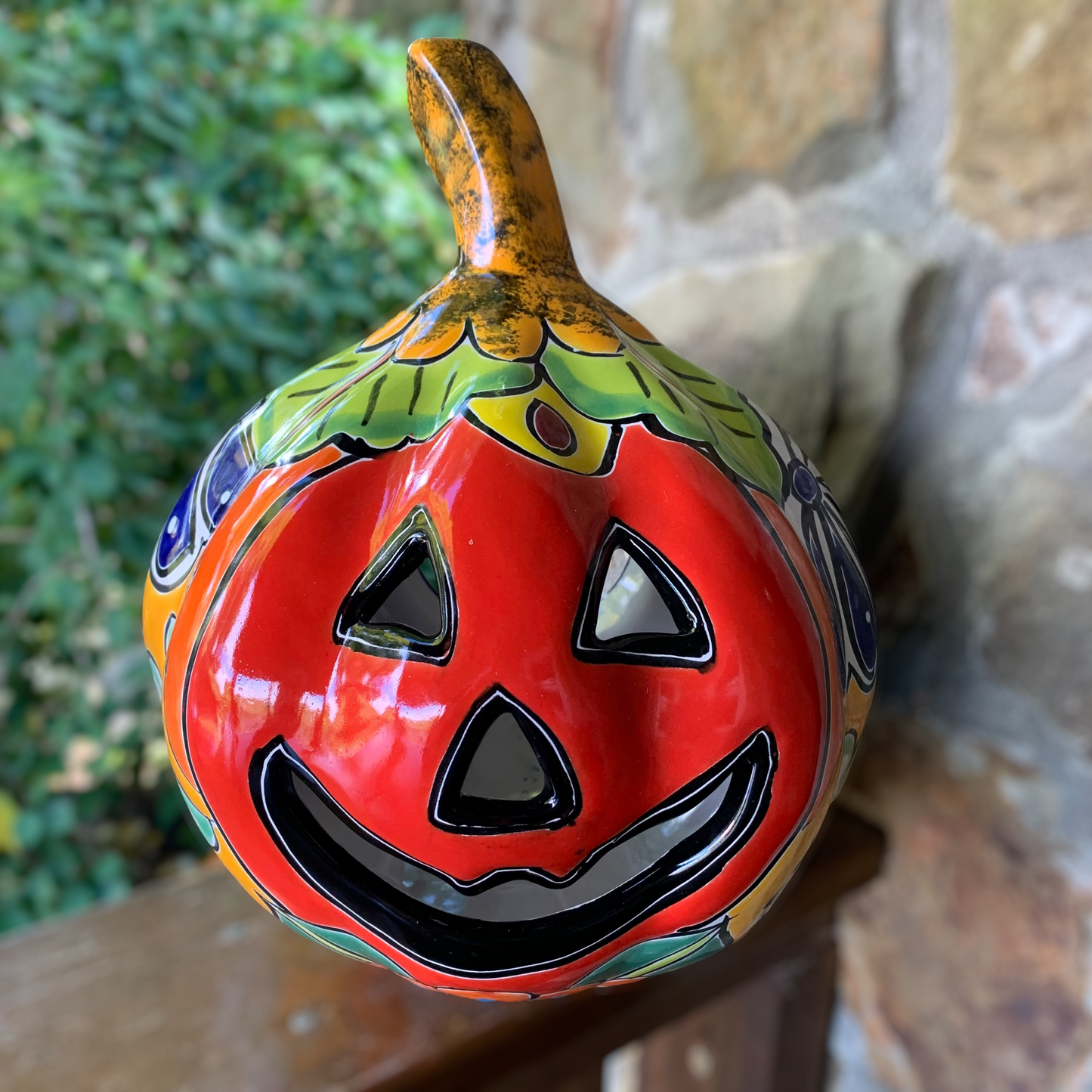 Talavera Pumpkin LG - Calabaza