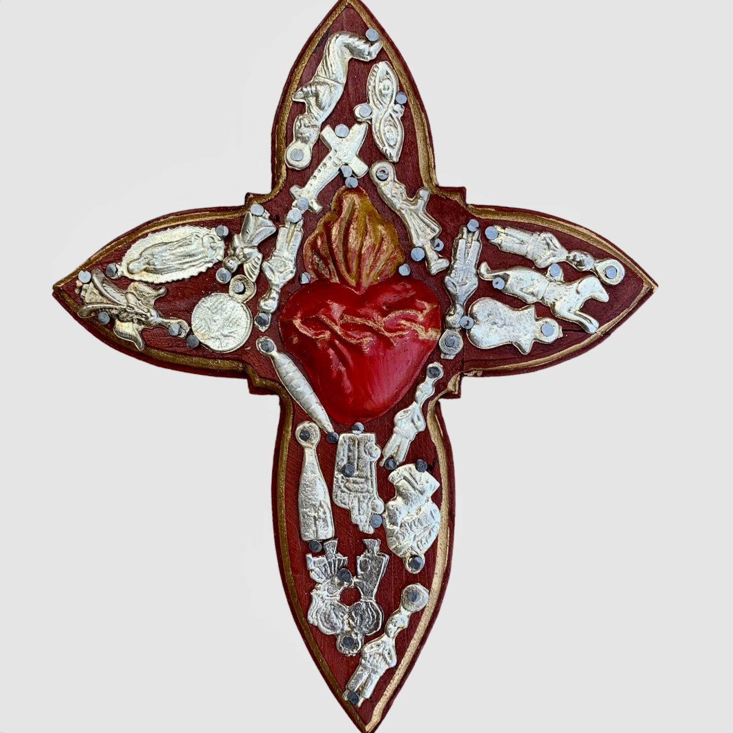 Milagros Sacred Heart Cross