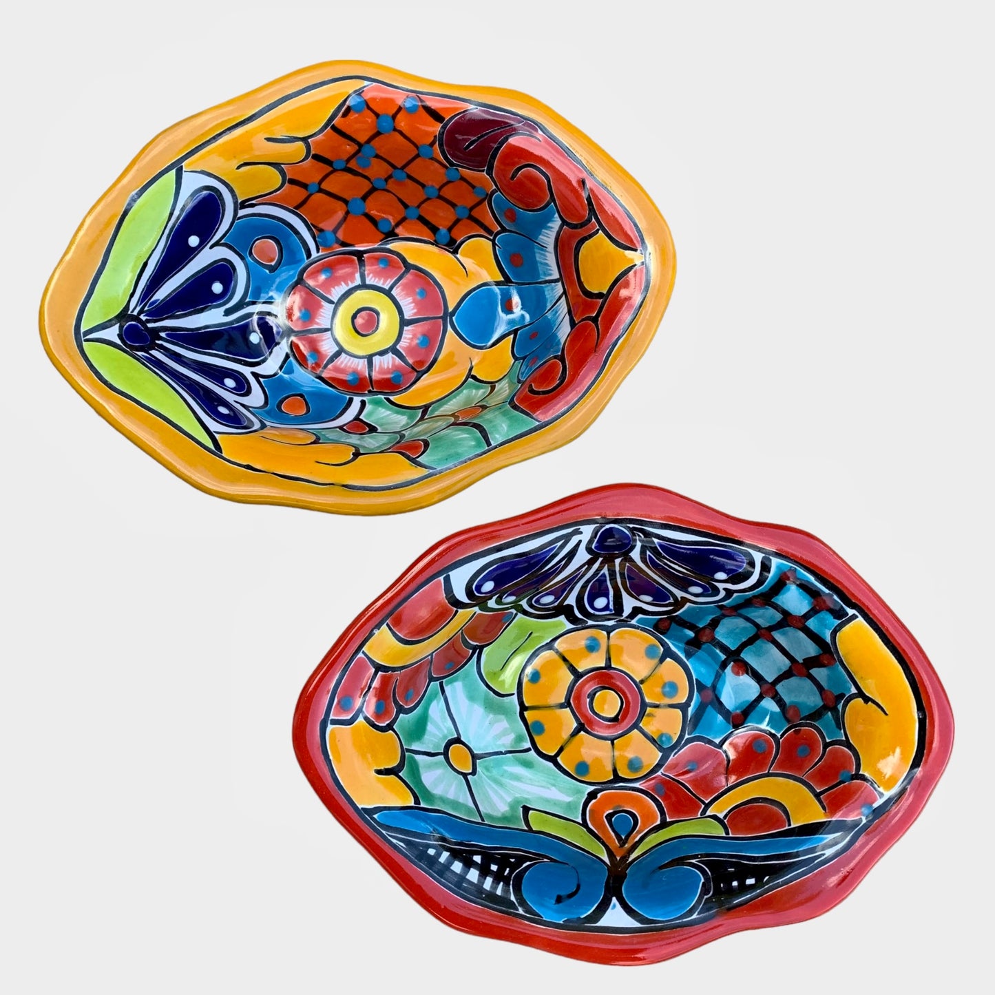 Talavera Oval Bowl Set