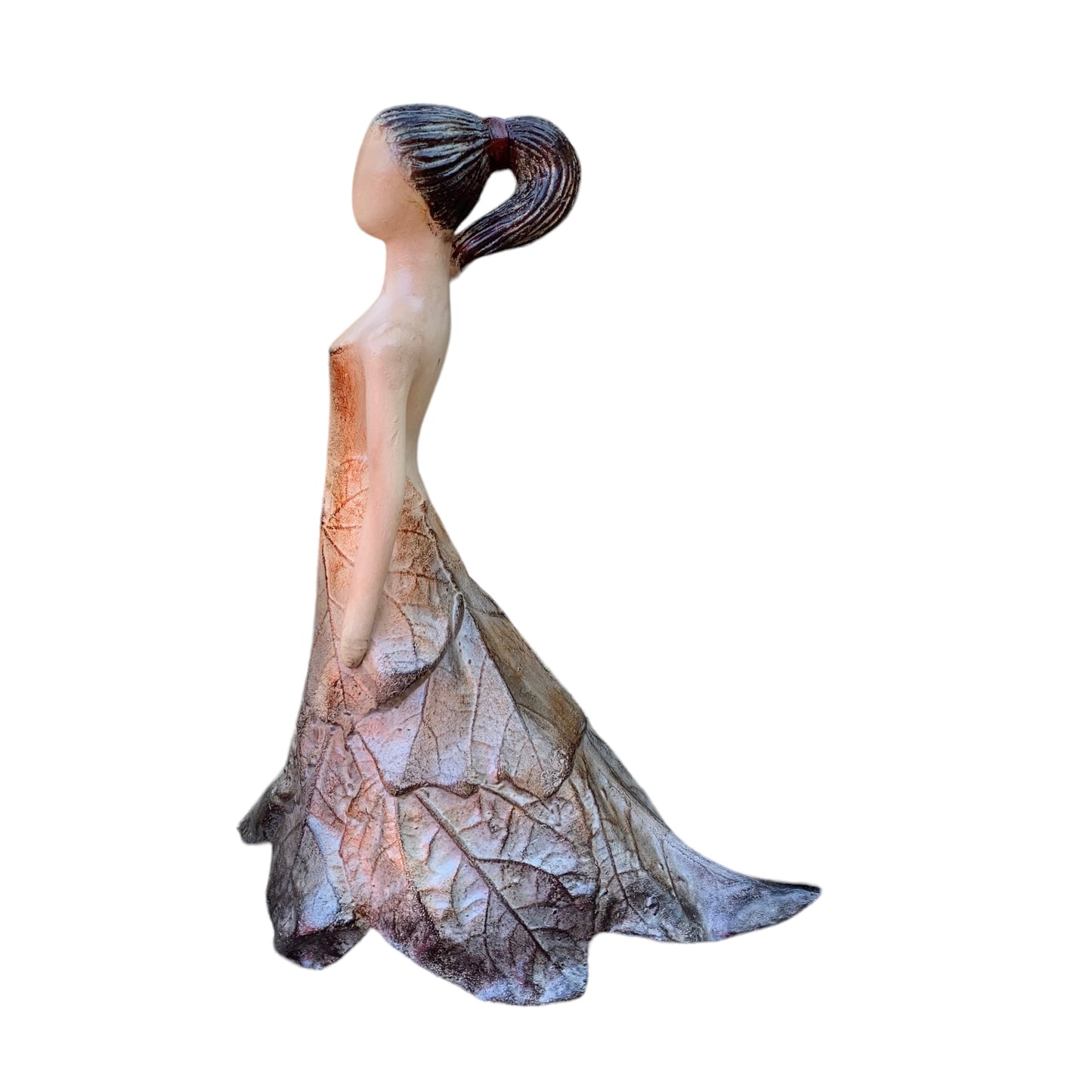Elsa leaf dress loretta bertoli sculpture figurine