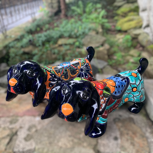 mexican talavera dachshund dog puppy duchound