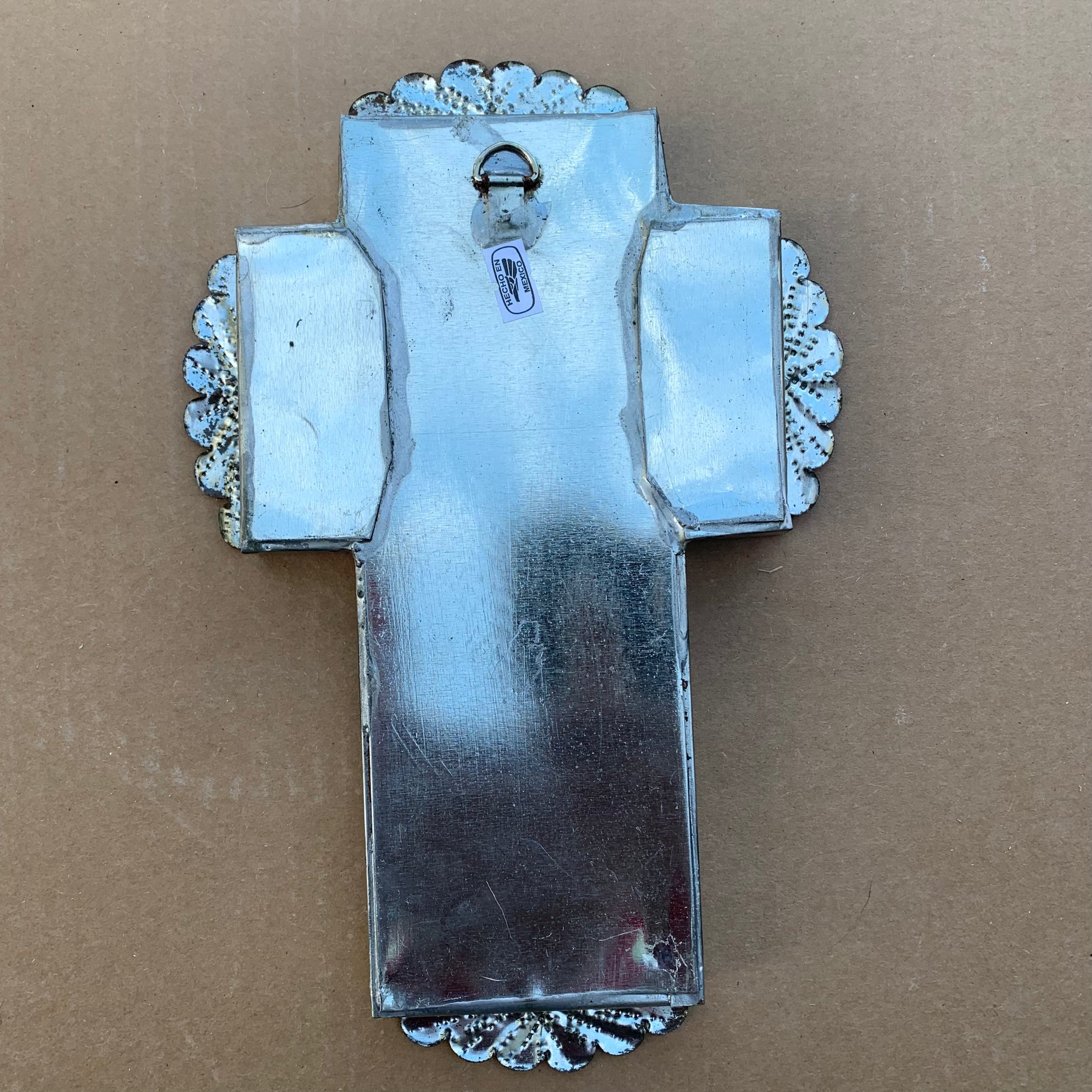 punched tin talavera cross