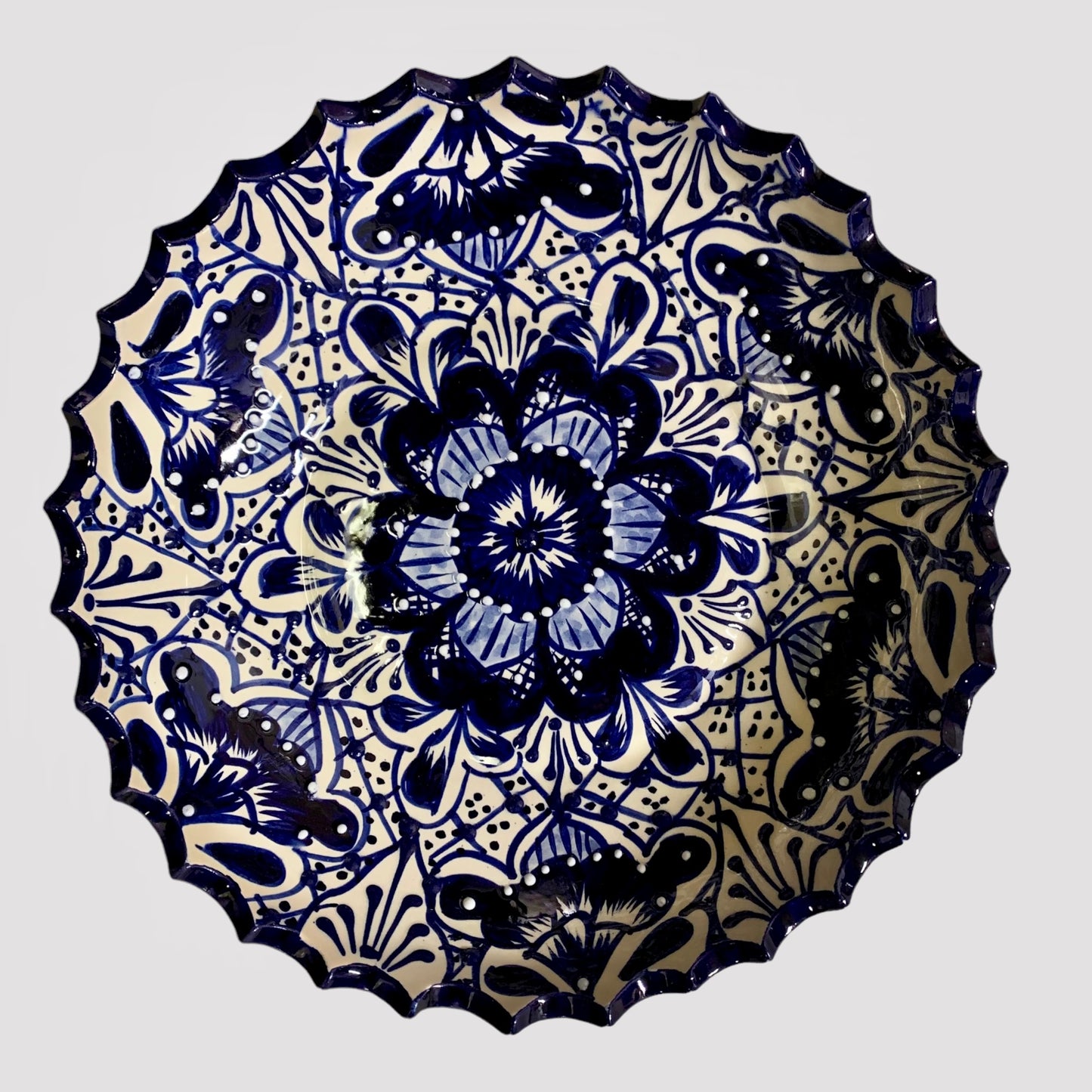 Talavera Classic Blue and White Serving Pieces