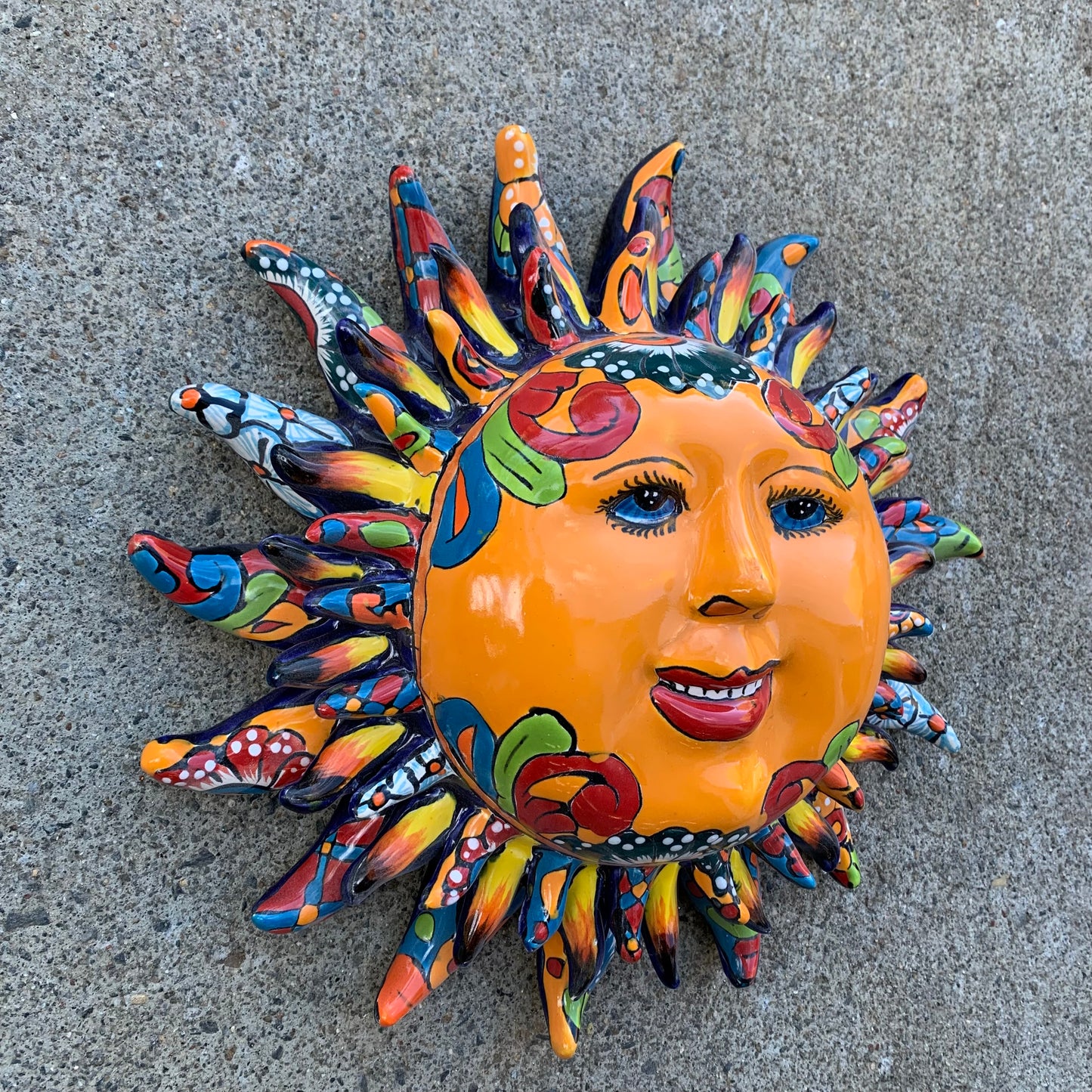 talavera pottery sun