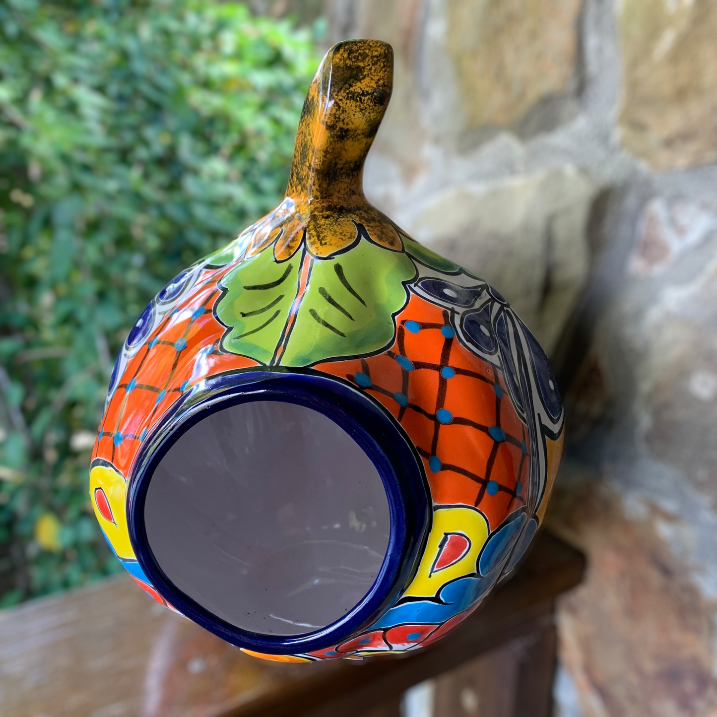 Talavera Pumpkin LG - Calabaza