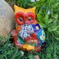 Mexican Talavera Pottery Garden Owl